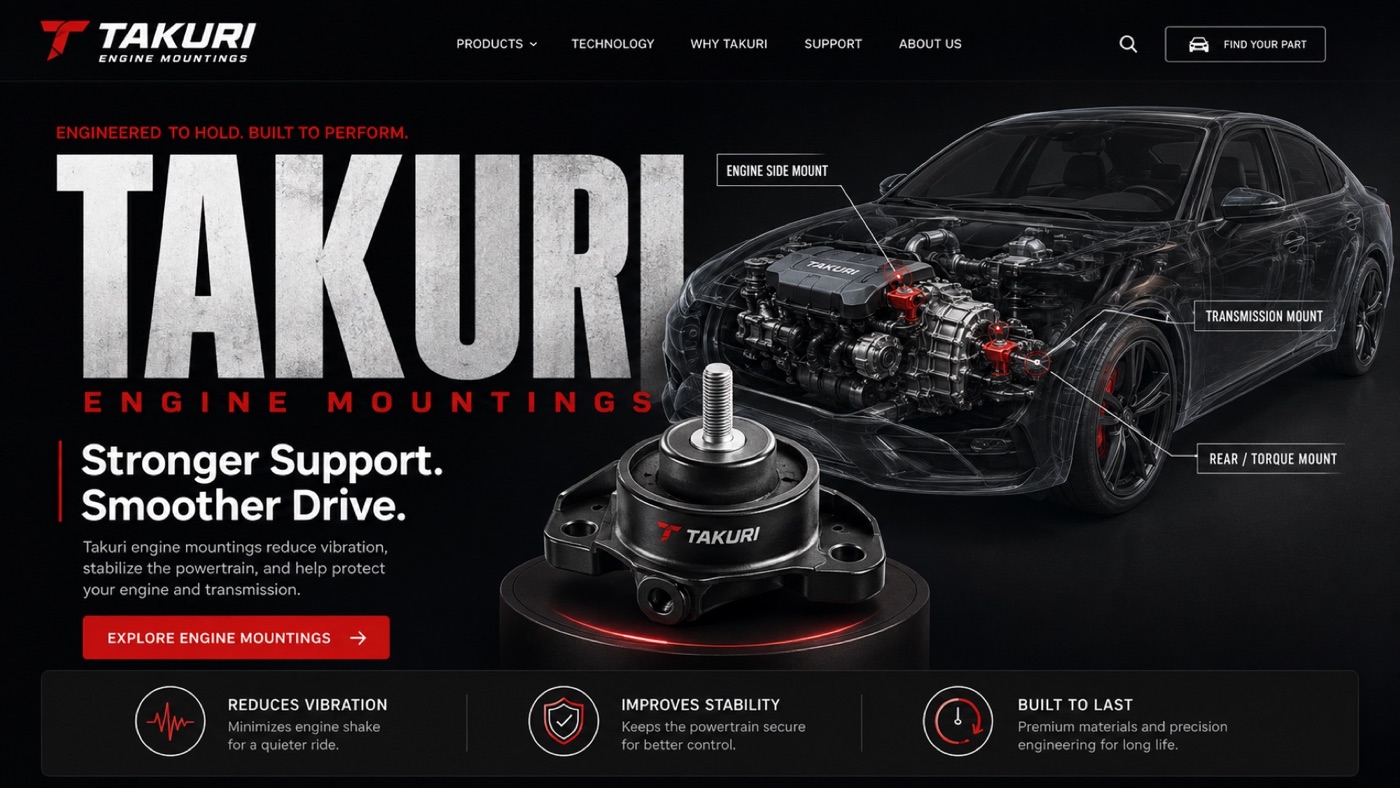 Automotive product authority landing page