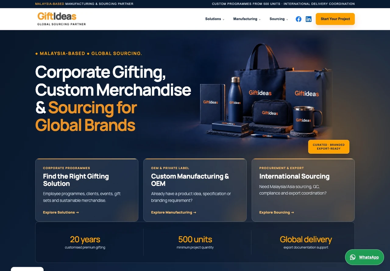 Giftideas desktop homepage hero banner